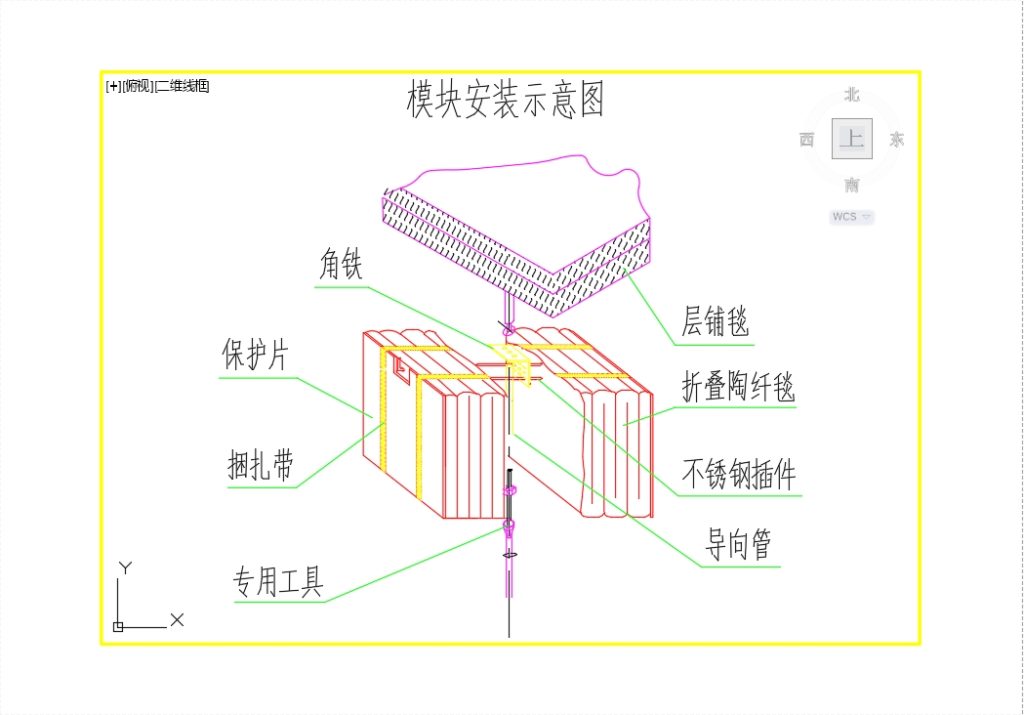 模块安装示意图